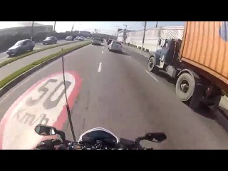 crazy motorcyclist