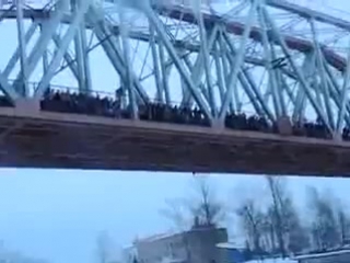 mass suicide from a bridge