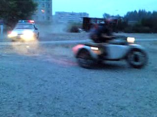 dps in pursuit of a ural motorcycle (live)