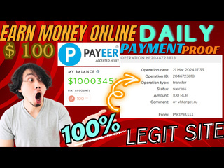 earn money 1000 daily in payeer ( 100% trusted legit online job )