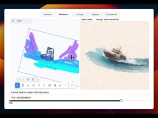 an interesting drawing app with neural networks - comfy deploy can transform sketches into beautiful paintings in real time. just like